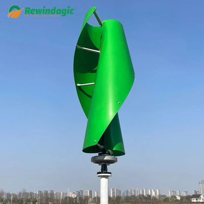 Éolienne Verticale Sans Noyau 10 kW 20 kW Triphasé 24V à 220V