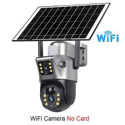 Caméra Solaire 4G WiFi Double Objectif 4K - vue 7