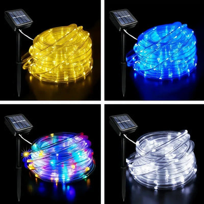 Guirlande Solaire Extérieur Tube Lumineux 32 m 300 LED