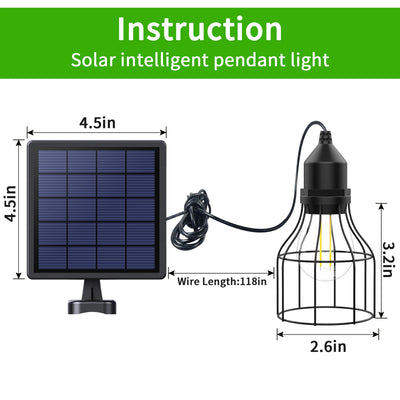 Suspension Solaire de Jardin Blanc Chaud IP65