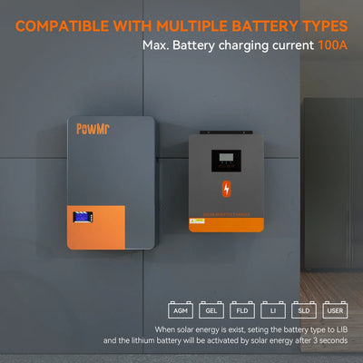 Convertisseur Solaire Hybride 4,2 kW 24V MPPT