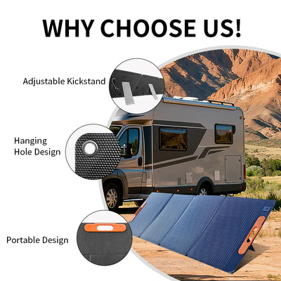 Panneau Solaire Pliable Portable 200W Camping