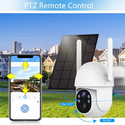 Caméra Solaire 4G PTZ Audio Bidirectionnel