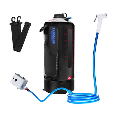 Douche Solaire Pressurisée TEAMAZE 12 L à Pompe