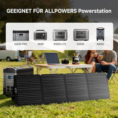Panneau Solaire Pliable Portable 60W à 200W