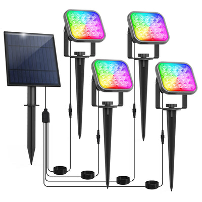 Lampe Solaire Extérieure IP65 Éclairage Paysage Jardin