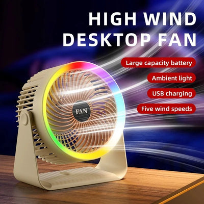 Ventilateur Solaire Portable Rechargeable de Camping