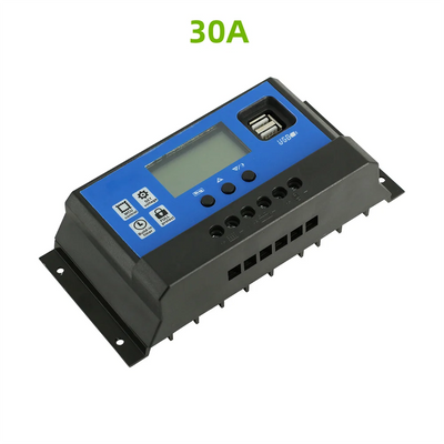 Régulateur Solaire PWM et MPPT 10A 20A 30A 12V 24V USB