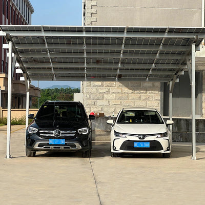 Carport Solaire Hors Réseau 24,78 kW pour 6 Voitures