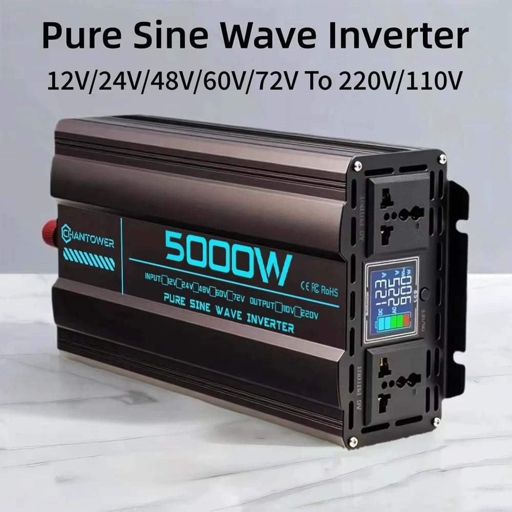 Convertisseur Solaire Onde Pure 2000W à 8000W