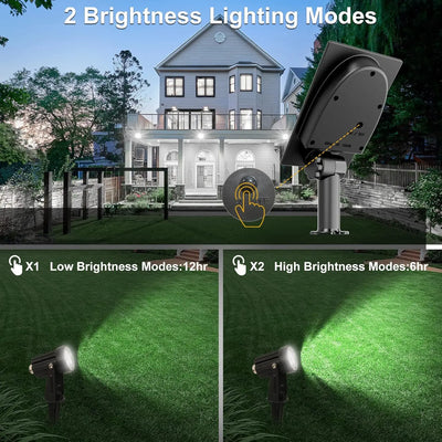 Projecteur Solaire Extérieur LED Couleur IP65 pour Arbre et Mur