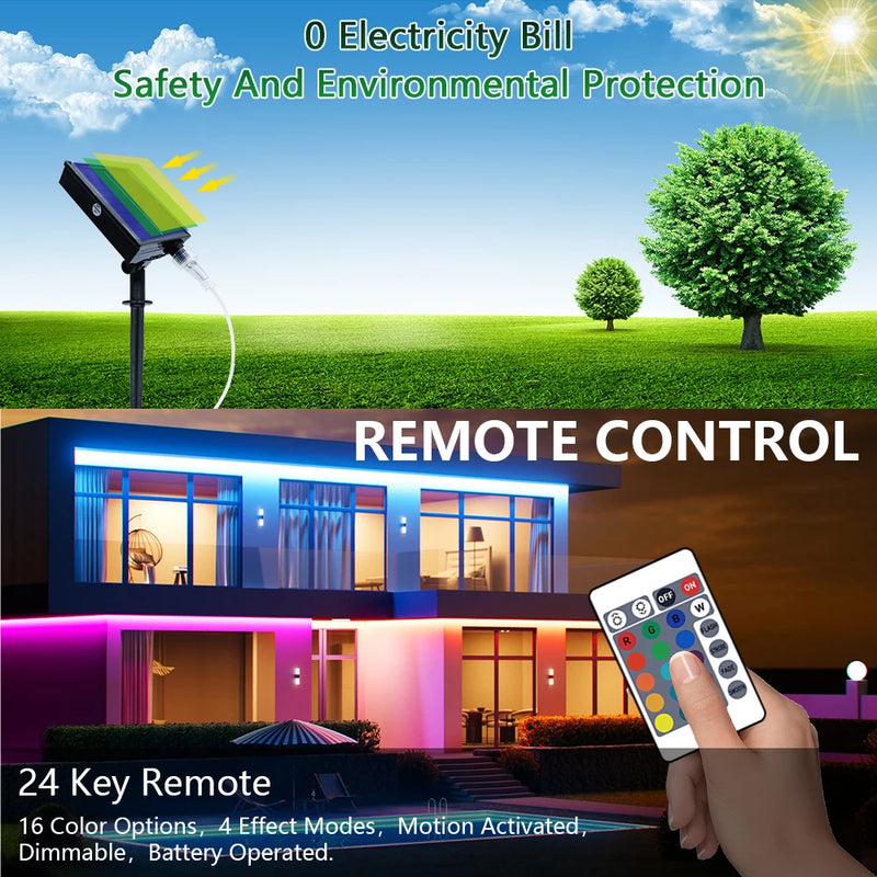 Guirlande solaire LED étanche pour décoration extérieure
