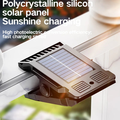 Lampe Solaire Jardin Détecteur Mouvement Clip Pelouse