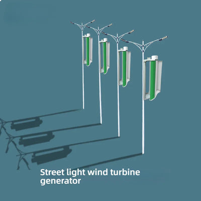 Micro Éolienne Verticale Murale à Basse Vitesse