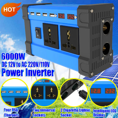 Kit Solaire Complet 6000W Panneaux 2x500W Onduleur