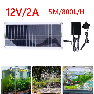 Kit Fontaine Solaire 30 W à Stockage d'Énergie pour Bassin