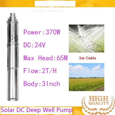 Pompe Solaire de Forage Contrôleur Externe et Capteur de Niveau