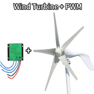 Éolienne 3000W 5000W Contrôleur PWM Camping-Car et Ferme