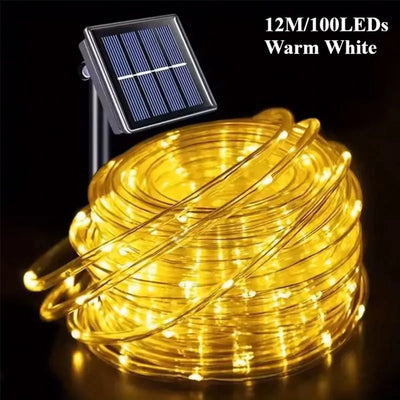 Guirlande Solaire Extérieure Tube Lumineux Étanche