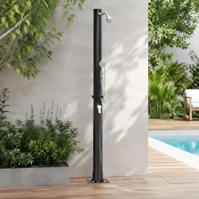 Douche Solaire de Jardin 35 L Aluminium avec Douchette