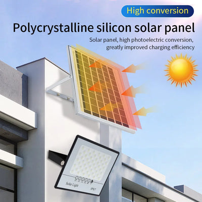 Projecteur Solaire Extérieur Puissant 200 LED