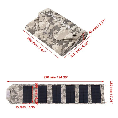 Panneau Solaire Pliable 60W 80W 100W Camping