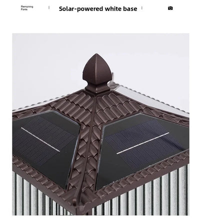 Lampe Solaire Pilier de Portail et Poteau Étanche IP65