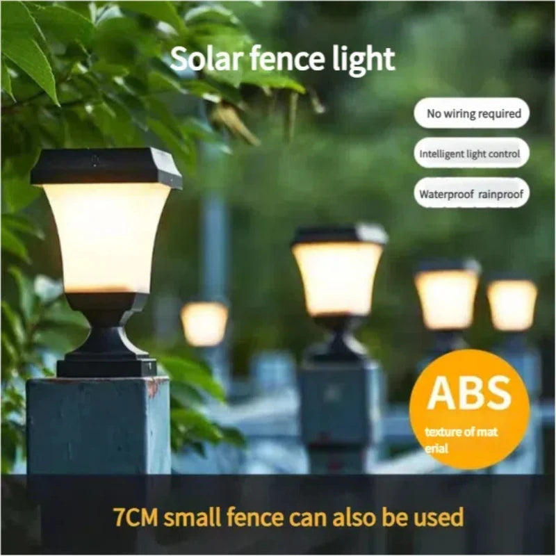 Lampe Solaire Carrée Extérieure Étanche Jardin