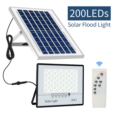 Projecteur Solaire Extérieur Puissant 200 LED
