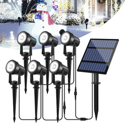 Projecteur Solaire Extérieur 1 à 6 Têtes Orientables IP65