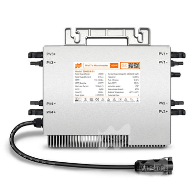 Micro-Onduleur Solaire 2000W Réseau WiFi