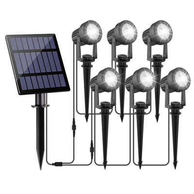 Projecteur Solaire Extérieur 1 à 6 Têtes Orientables IP65