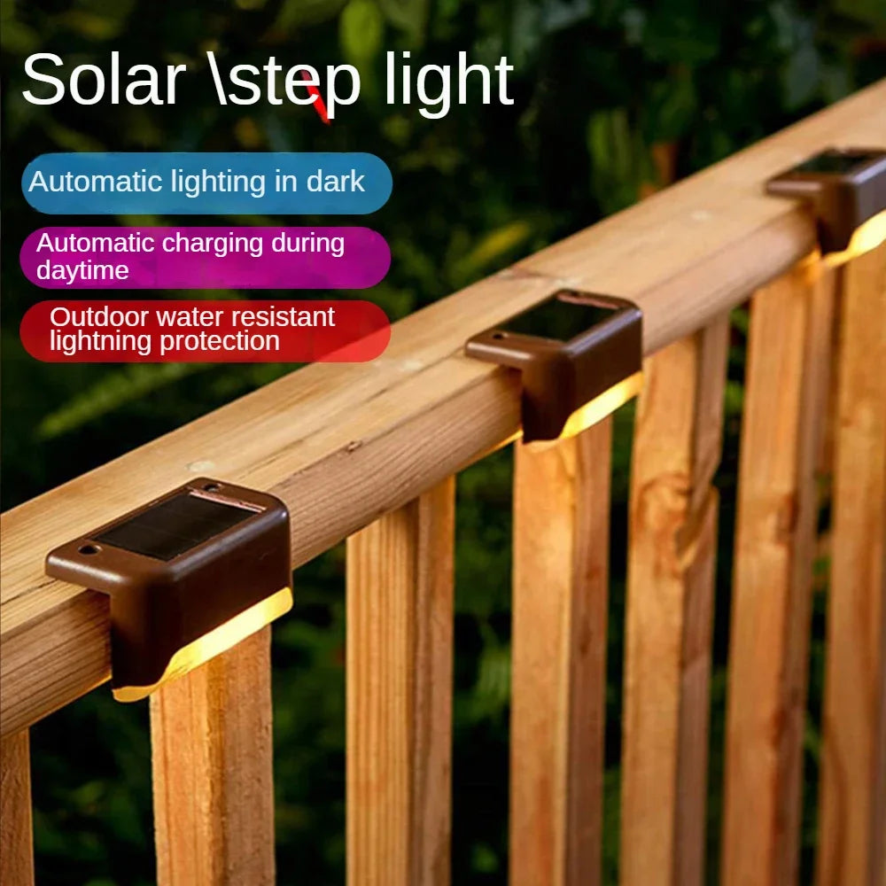 Lampe Solaire Escalier et Marche LED Étanche IP65