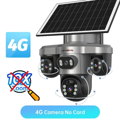 Caméra Solaire 4G WiFi Zoom 10X Extérieure PTZ - vue 15