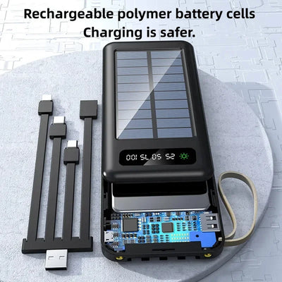 Batterie Externe Solaire 50000mAh Double USB