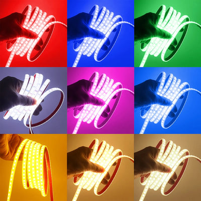 Ruban LED Solaire Étanche 8 Modes Multicolore