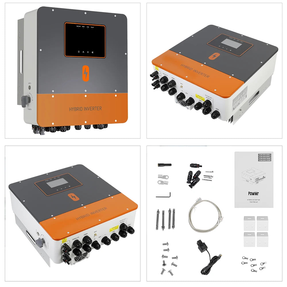 Onduleur Hybride Solaire 6 kW 48V MPPT - vue 6