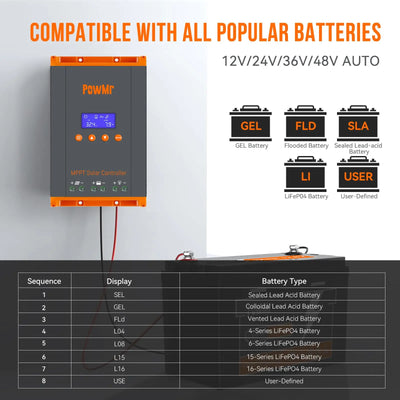 Régulateur de Charge Solaire MPPT 60A - vue 3