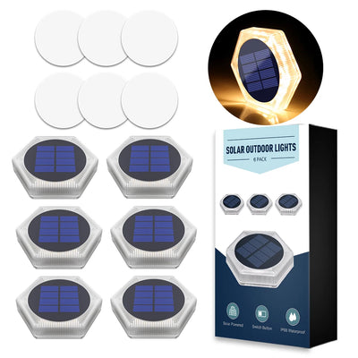 Spot solaire de sol blanc chaud pour jardin