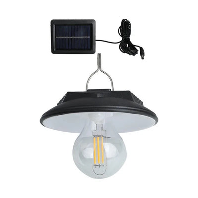 Lanterne Solaire Extérieure Détecteur de Mouvement Métal Vintage