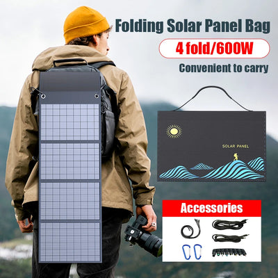 Panneau Solaire Pliable 1000W Sac USB DC