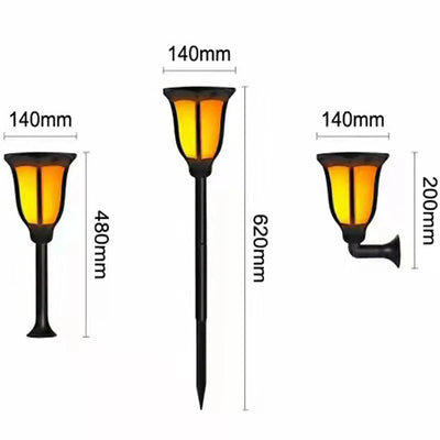 Lampe Solaire Flamme Décorative pour Jardin