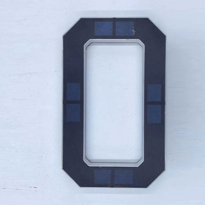 Numéro de Maison Solaire LED Rétroéclairé 12 cm Étanche