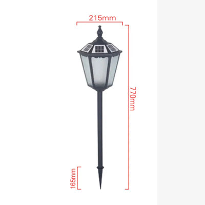 Borne Solaire de Pelouse Étanche pour Jardin