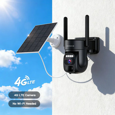Caméra Solaire 4G Détection Humaine Vision Nocturne - vue 2