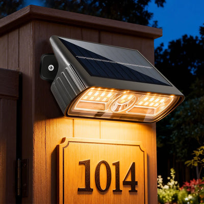Lampe Solaire Numéro de Maison 28 LED 800lm Angle Réglable