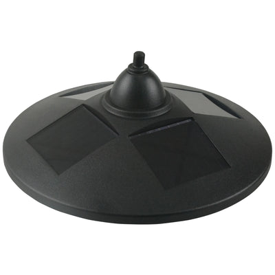 Lampadaire Solaire Outsunny 3 Têtes 189 cm avec Jardinière