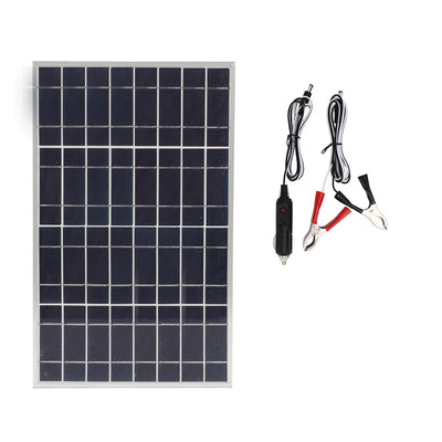 Kit Panneau Solaire Portable 60A avec Régulateur et USB