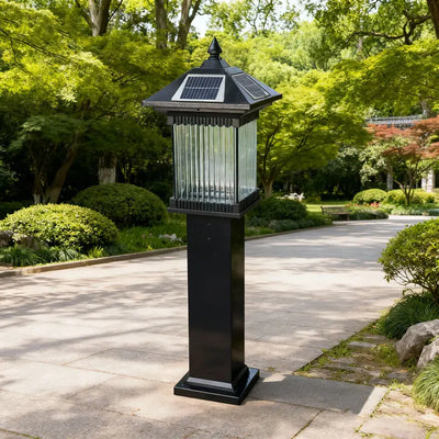 Lampe Solaire de Pilier Extérieure Décorative