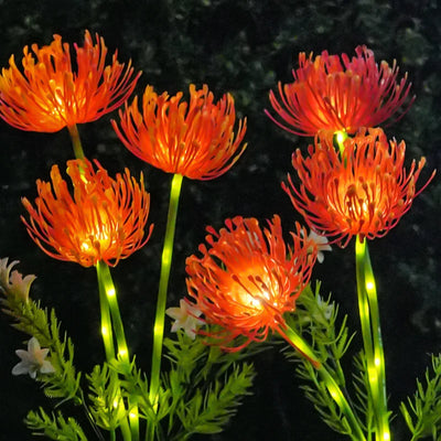 Lampe Solaire Fleur Lumineuse Décorative pour Jardin